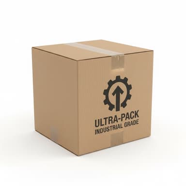A sealed heavy duty cardboard box
