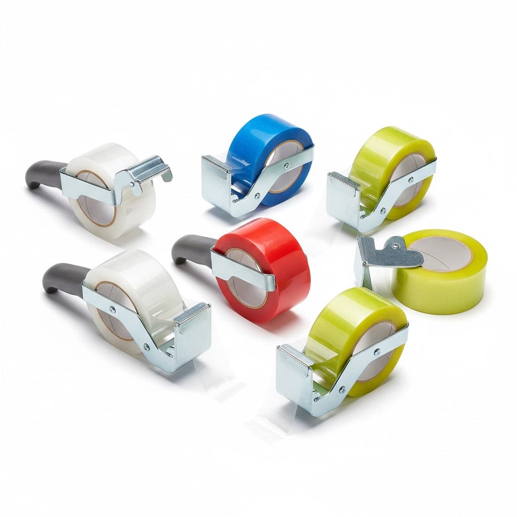 Coloured tape dispensers